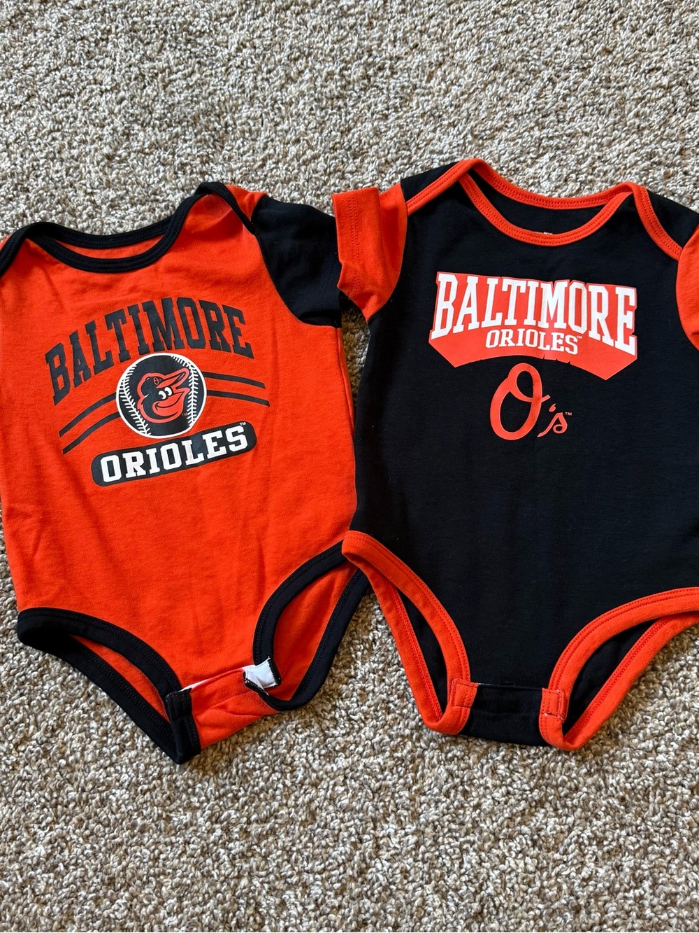 Baltimore Orioles Onesies